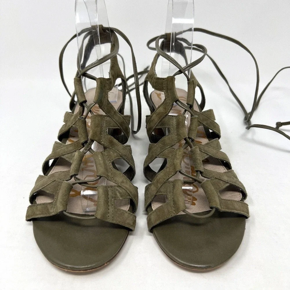 Sam Edelman Tan Strappy Sandals - Picture 5 of 12